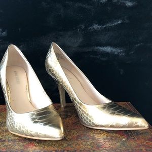 Nine West Gold animal print 👠